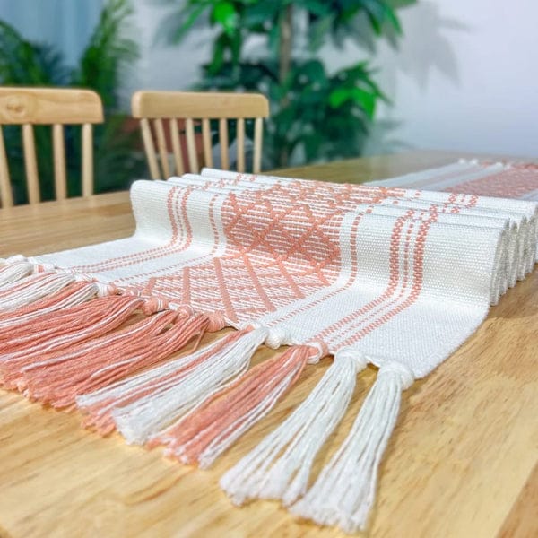 TABLE RUNNERS. High quality table runners, Adds elegance to weddings, events, and special gatherings, Protects dining tables from heat, spills, and scratches, Lightweight and foldable.