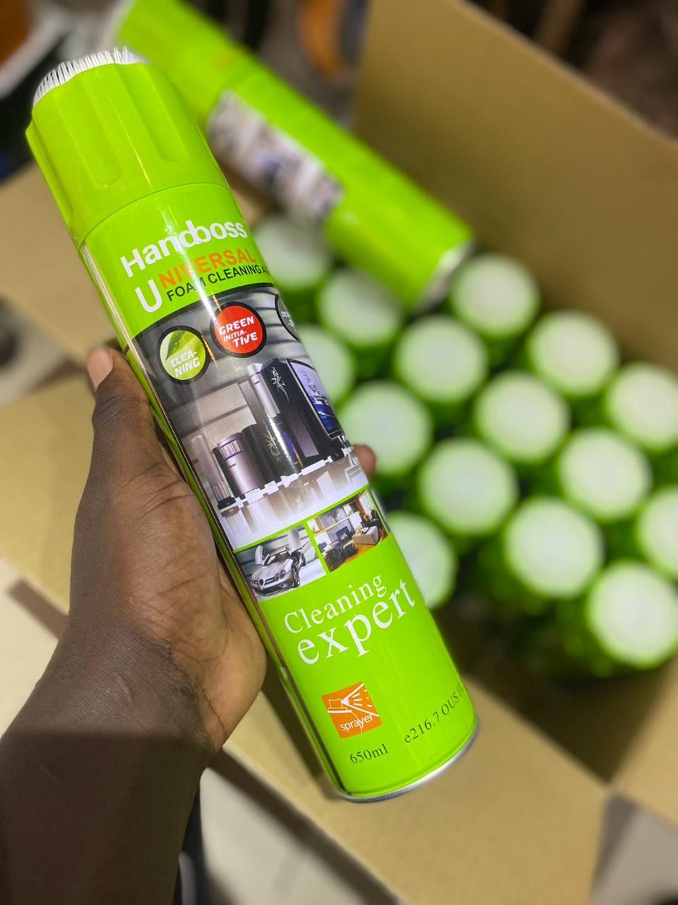 Multipurpose Foam Cleaner, Ideal for Cleaning Laptops, Office Furnture, Car Upholstery, Home Upholstery, Gadgets, Shoes and Metal Equipment