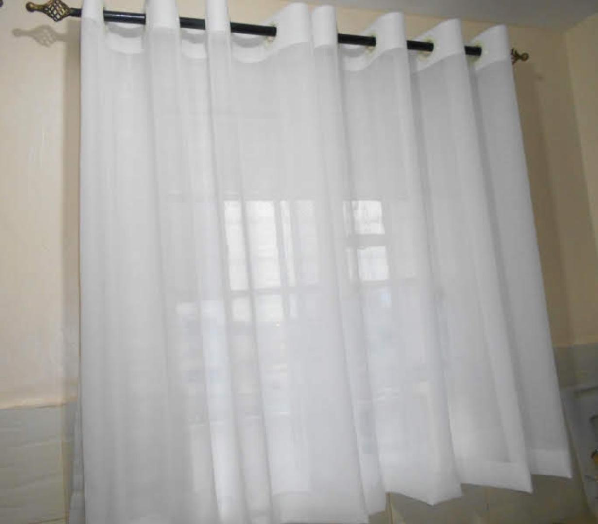 Kitchen curtain sheers Window Sheers Standard  size 2Pcs
