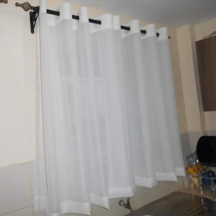 Kitchen curtain sheers Window Sheers Standard  size 2Pcs