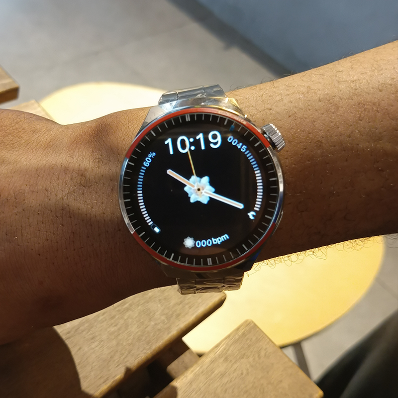 Stainless Steel Smart Watch Full Touch Fashion Sport SmartWatches Men/Women Smart Watch Heart Rate Fitness Tracker Bluetooth Call Wristwatch For All Phones