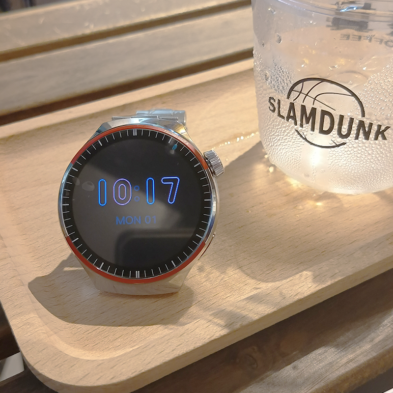 Stainless Steel Smart Watch Full Touch Fashion Sport SmartWatches Men/Women Smart Watch Heart Rate Fitness Tracker Bluetooth Call Wristwatch For All Phones