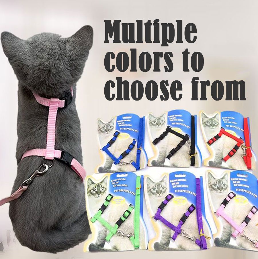 Cat leash, anti-lost, multi-color optional when going out