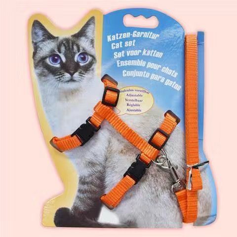 Cat leash, anti-lost, multi-color optional when going out