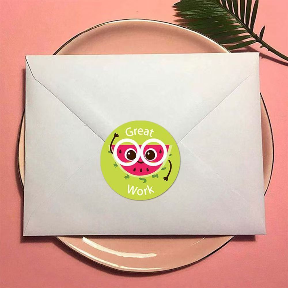 500 stickers cartoon animal pattern roll stickers children's encouragement reward stickers decorative stationery notes