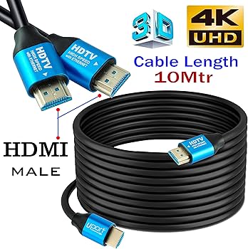 hdmi to hdmi 10mtrs 4k