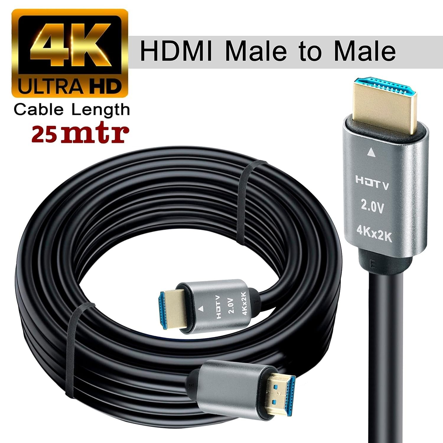 📌hdmi to hdmi 25mtrs 4k