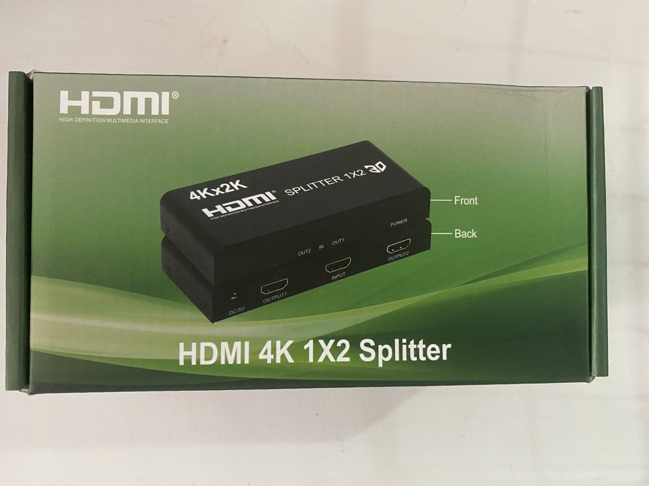 Hdmi splitter 2 port 4k