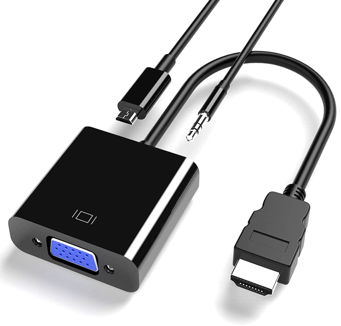 HDMI to VGA Adapter with Audio