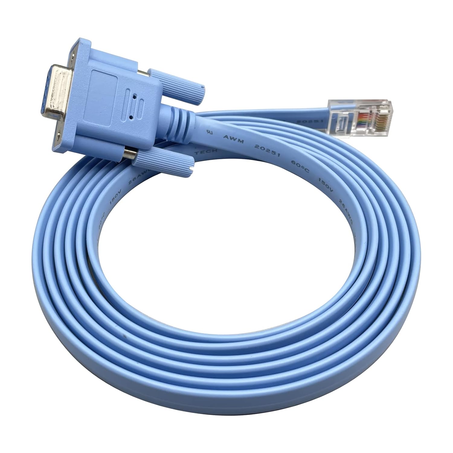 DB9 to RJ45 Console Cable  Compatible with CAB-CONSOLE-RJ45