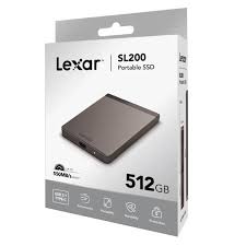 Lexar SL200 512GB External Portable Solid State Drive