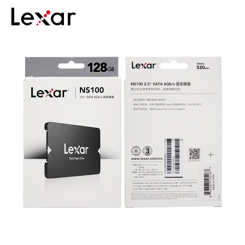 Lexar® NS100 2.5” SATA III (6Gb/s) 128GB SSD