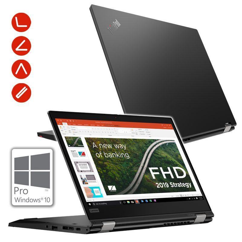 Lenovo ThinkPad L13 Yoga Core i5 10th Gen 8GB RAM 256GB SSD 13.3″ FHD IPS Multi Touch Display