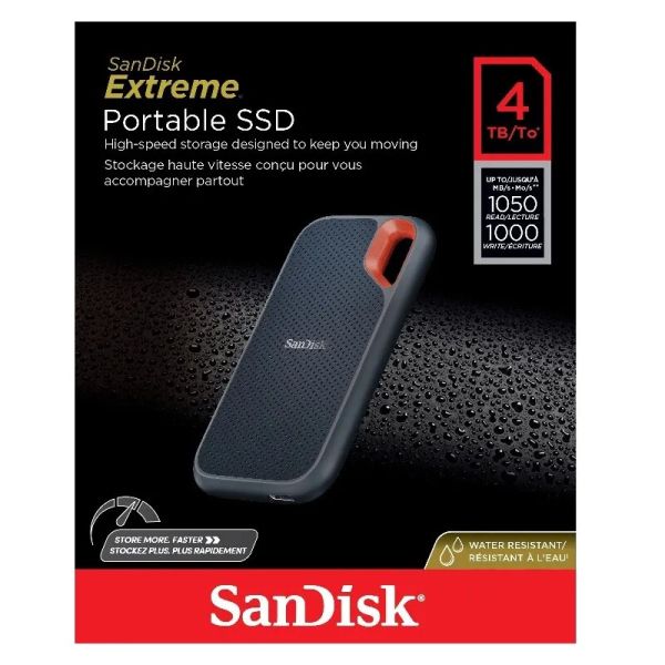 Sandisk Extreme Portable 4TB SSD V2.
