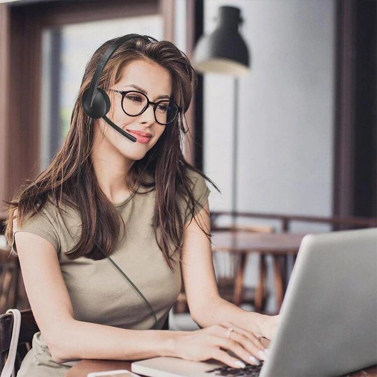 Logitech H340 Wired USB Stereo Headset with Noise-Cancelling Mic