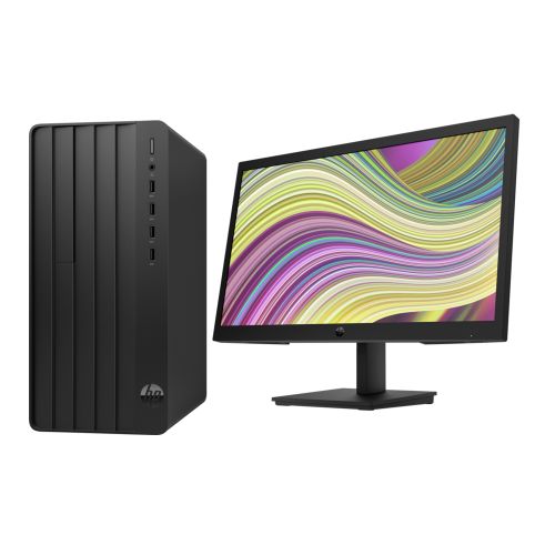 HP PRO TOWER 290 G9 CORE i3-14100 |4GB| 256SSD |DOS+HP V22VG5 FHD 21.5" Display