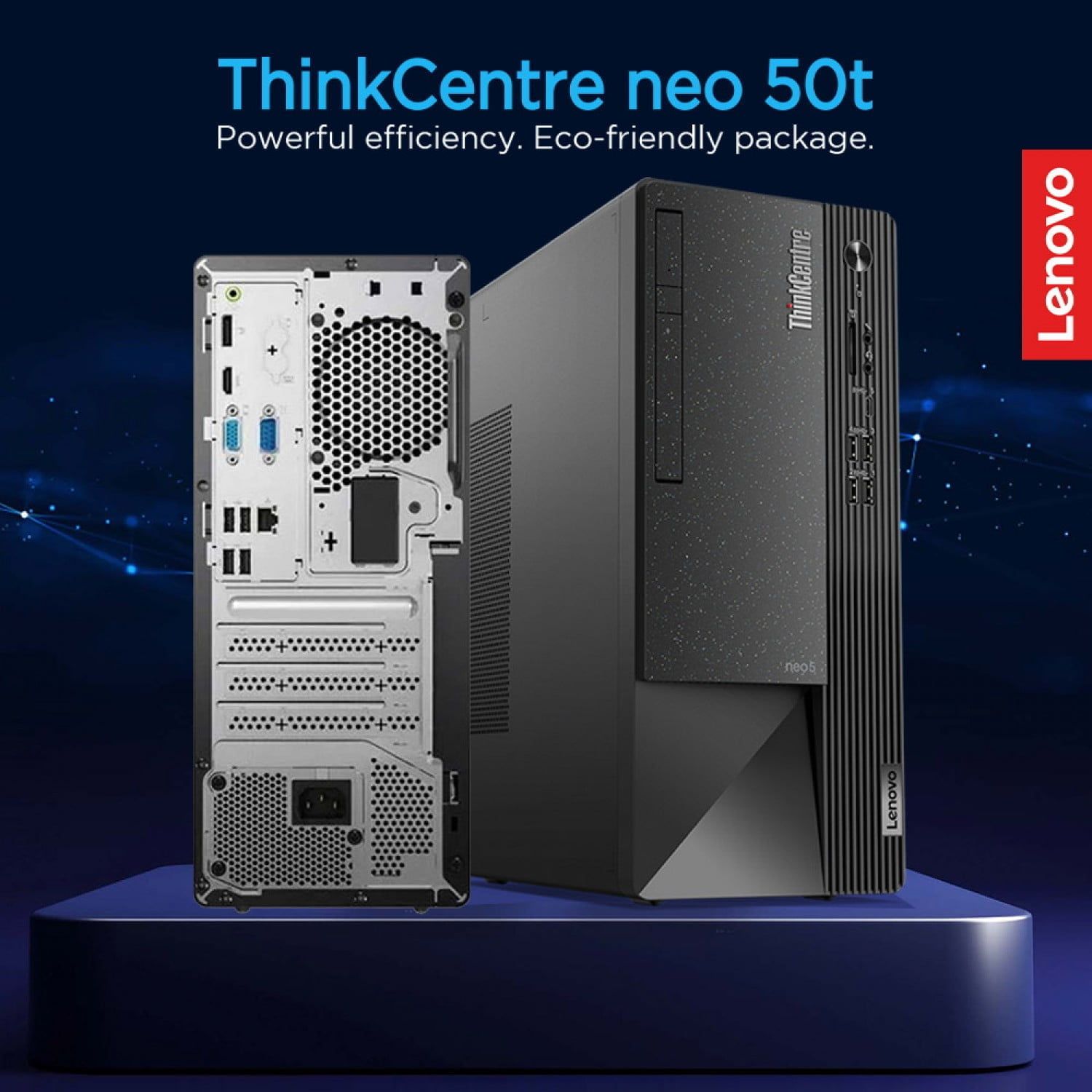 LENOVO THINKCENTRE NEO 50T CORE I3-12100|4GB|1TB|DOS|CPU ONLY