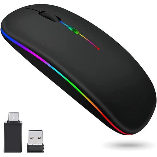 HP HP-mouse W10 Dual Mode Rechargeable Bluetooth Wireless Silent Click Mouse