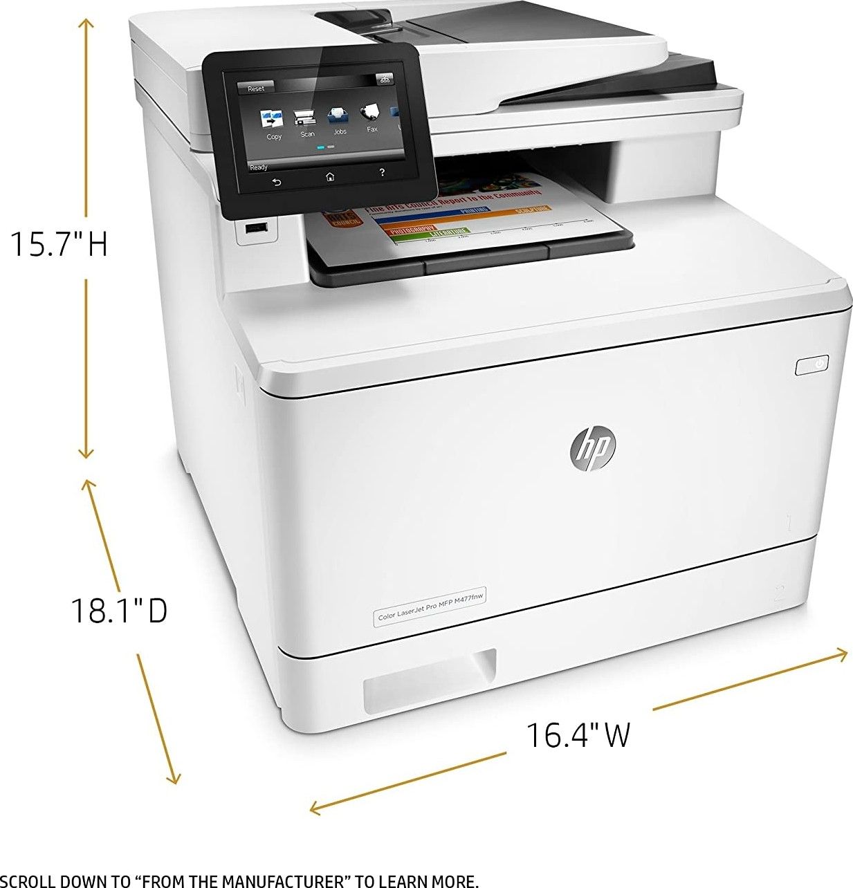 HP Color LaserJet Pro MFP M283fdw Printer