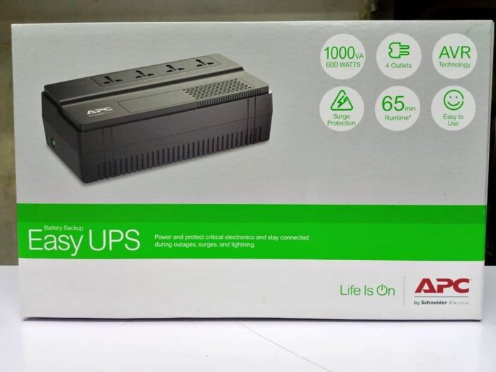 APC Easy UPS BV 1000VA, AVR, Universal Outlet, 230V