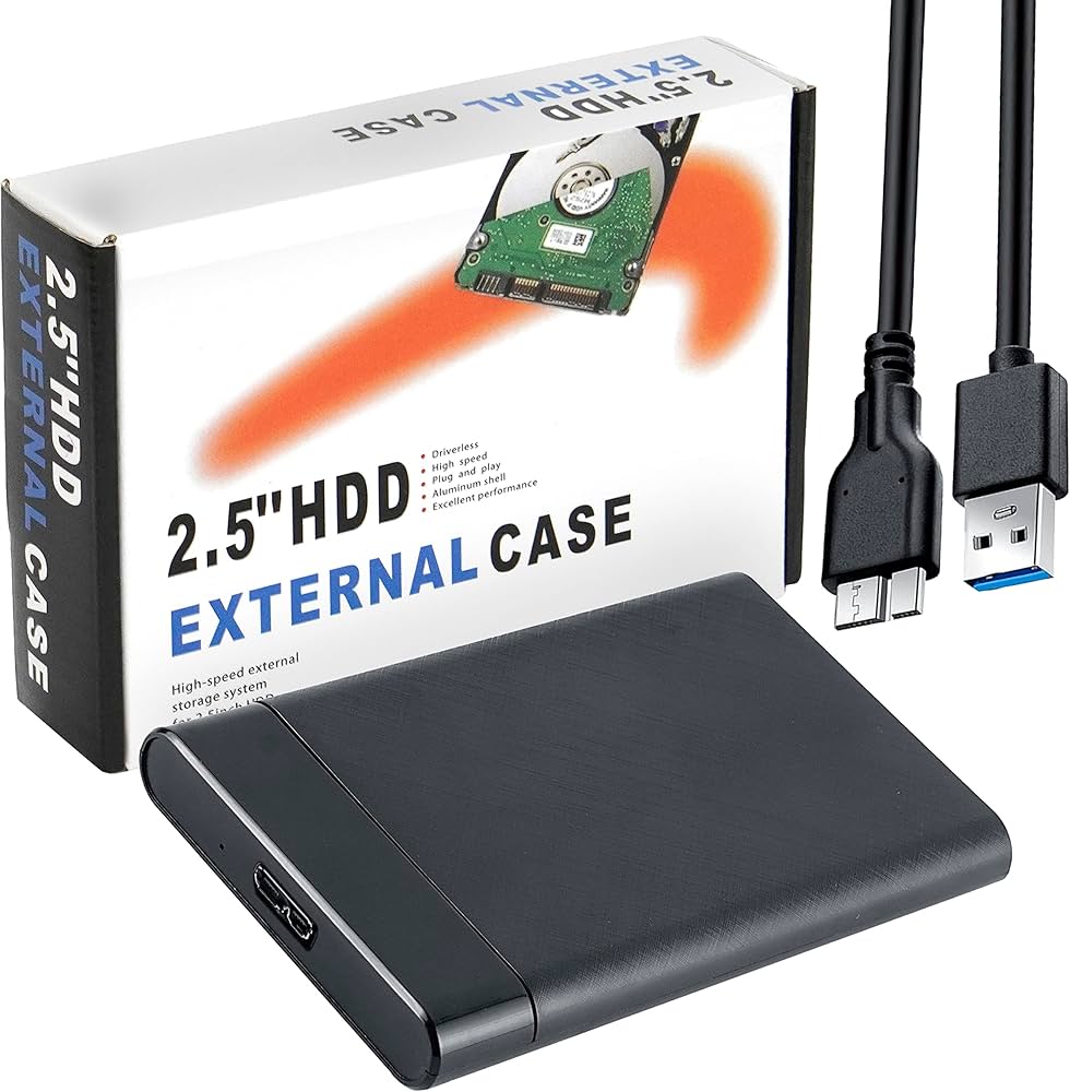 USB 3.0 External Hard Drive Case 2.5 inch
