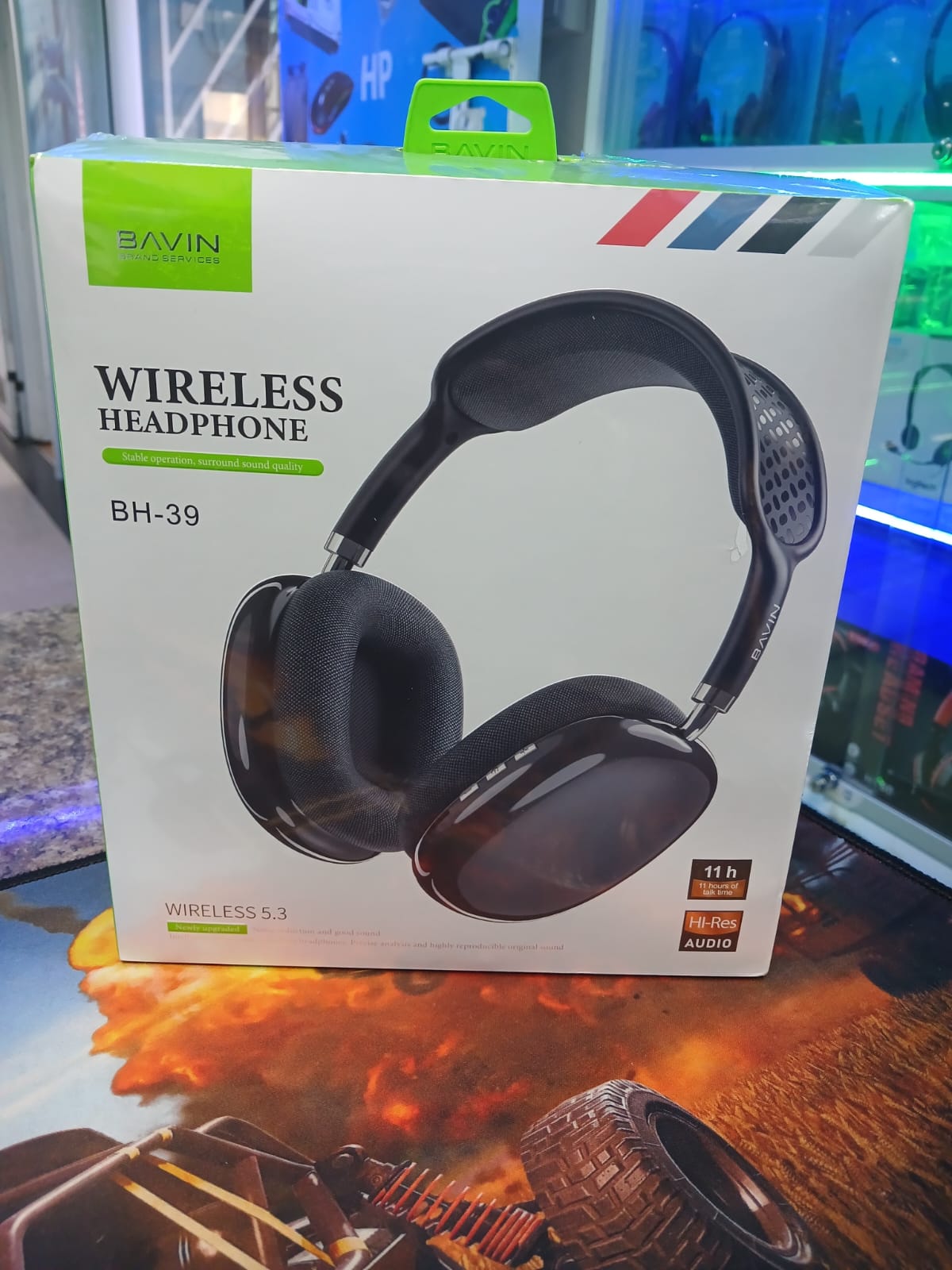 BAVIN HB-BH39 Hi-Fi Wireless Bluetooth Earphones w/ Noise Cancelling for Smartphones