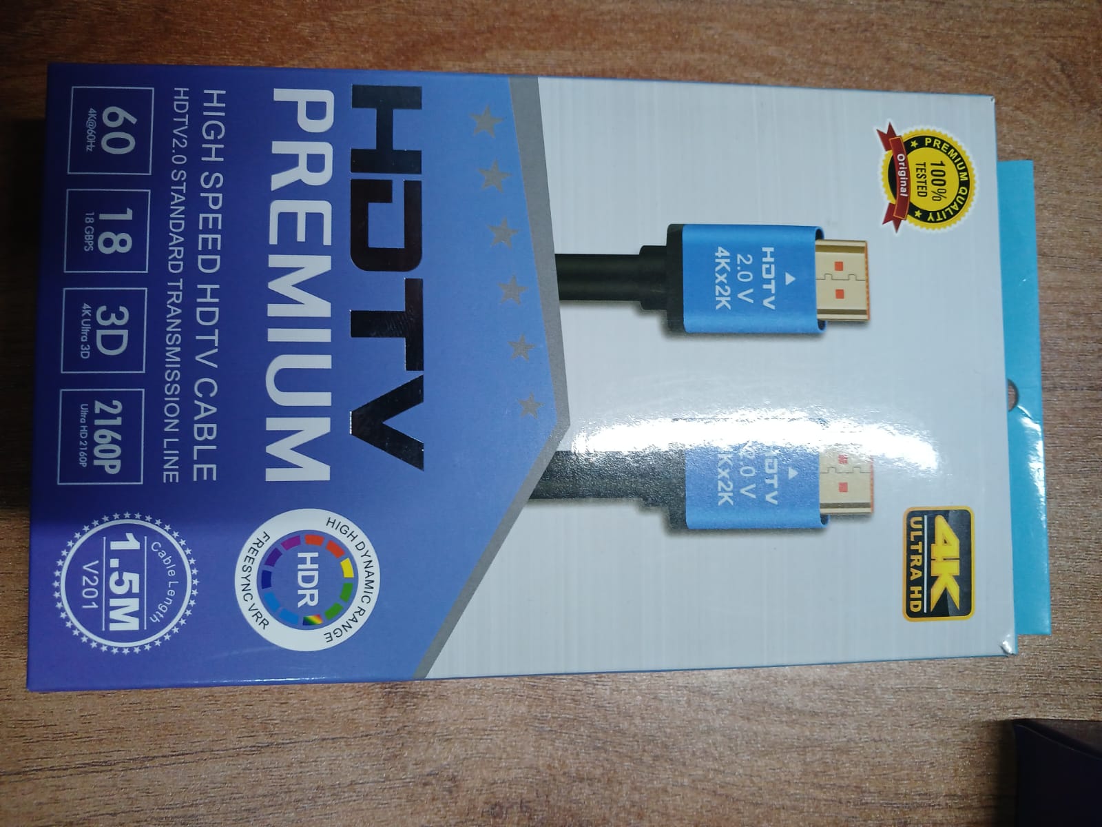 1.5m High Speed 4K HDMI to HDMI Cable