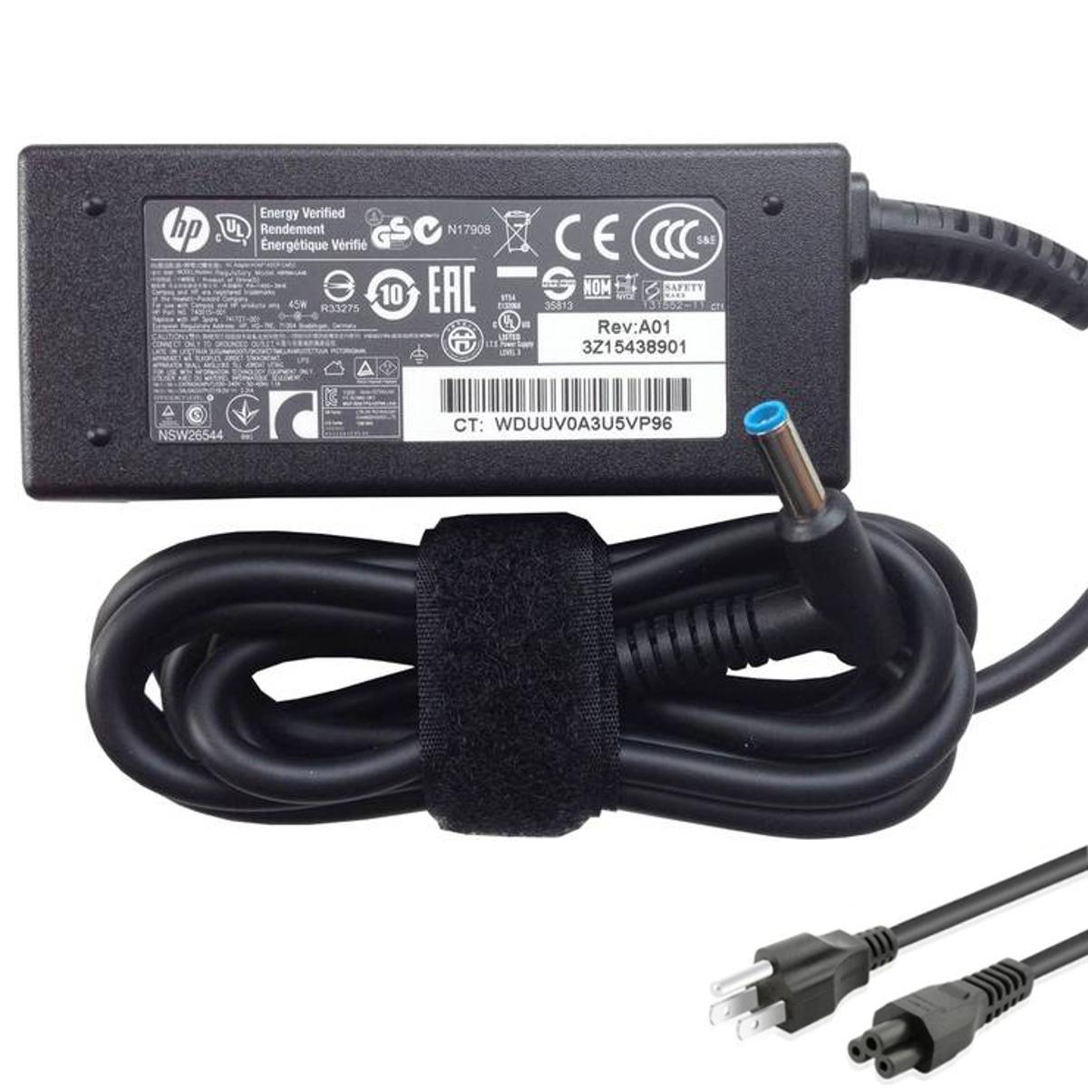 Original HP Blue pin Laptop Adapter 19.5V 2.31A 4.5 X 3.0