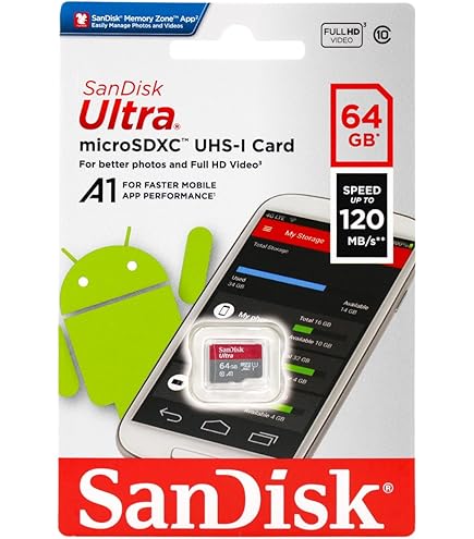 SanDisk Ultra 64GB Micro SD Card SDXC A1 UHS-I 100MB/s Mobile Phone TF Memory Card