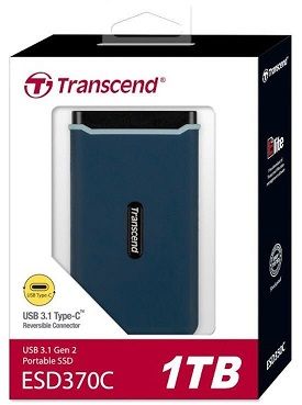 Transcend 1TB, External SSD, ESD270C, USB 3.1 Gen 2