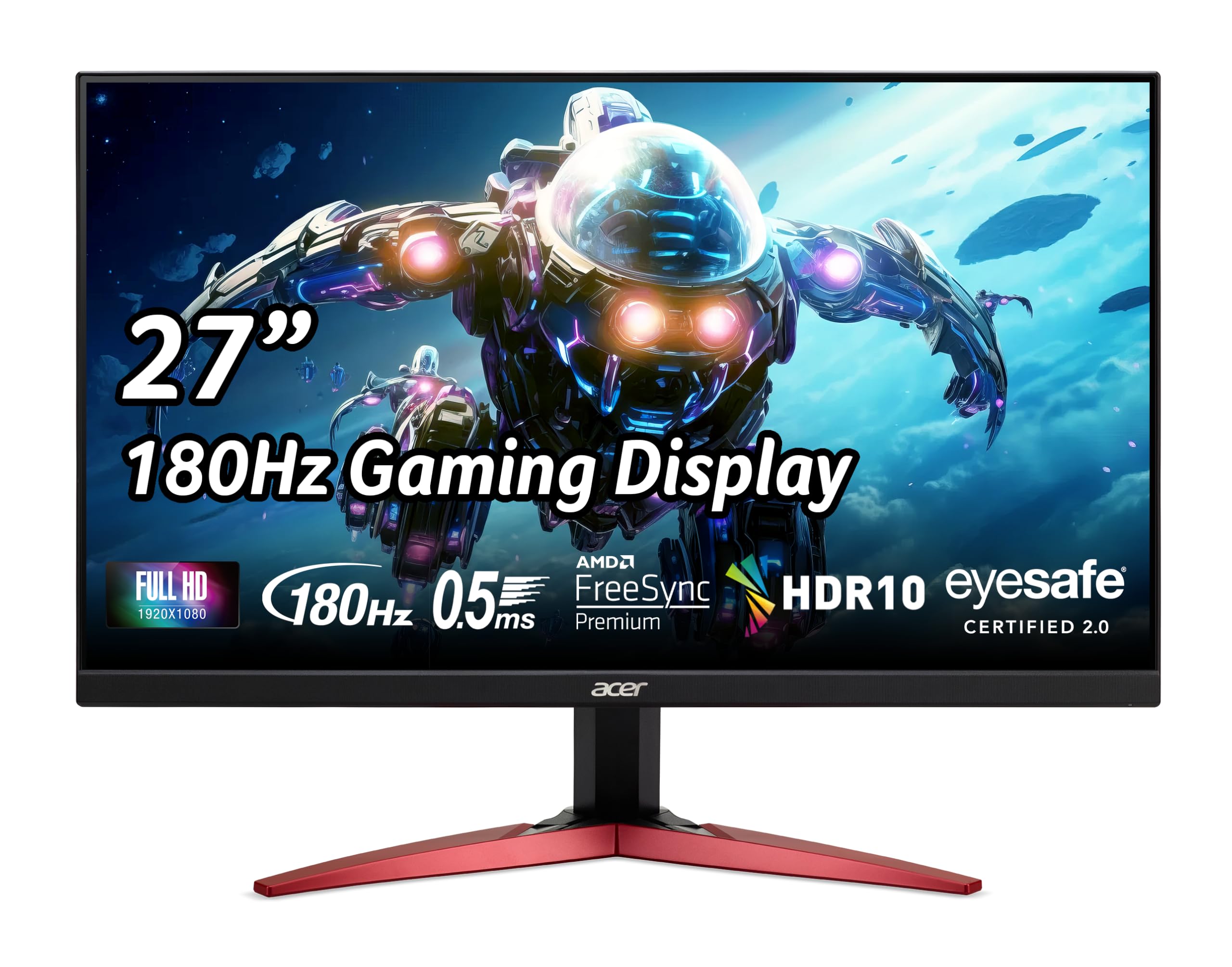 Acer Gaming Monitor 27” Edge to Edge`