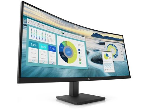 "HP P34hc G4 WQHD USB-C Curved Monitor,