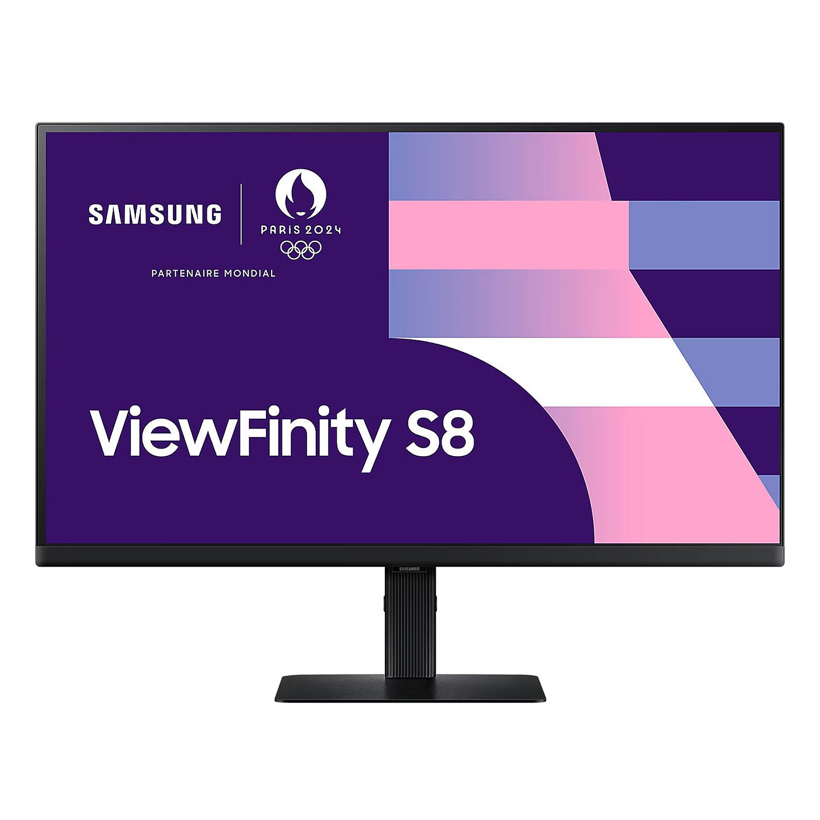 "Samsung ViewFinity S8 32"" UHD HDR USB-C Monitor, Height, Pivot, Swivel & Tilt Adjustable, Black Color,