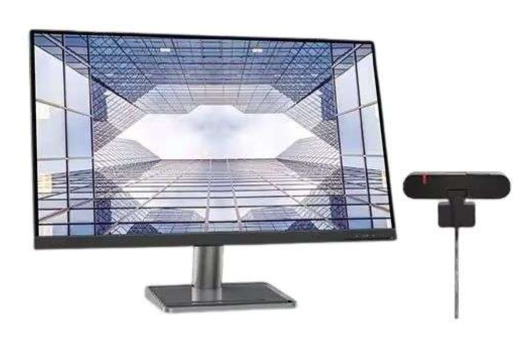 "Lenovo L32p- 30 31.5" 4K UHD  Monitor, + Lenovo L C50 Webcam   Raven Black C