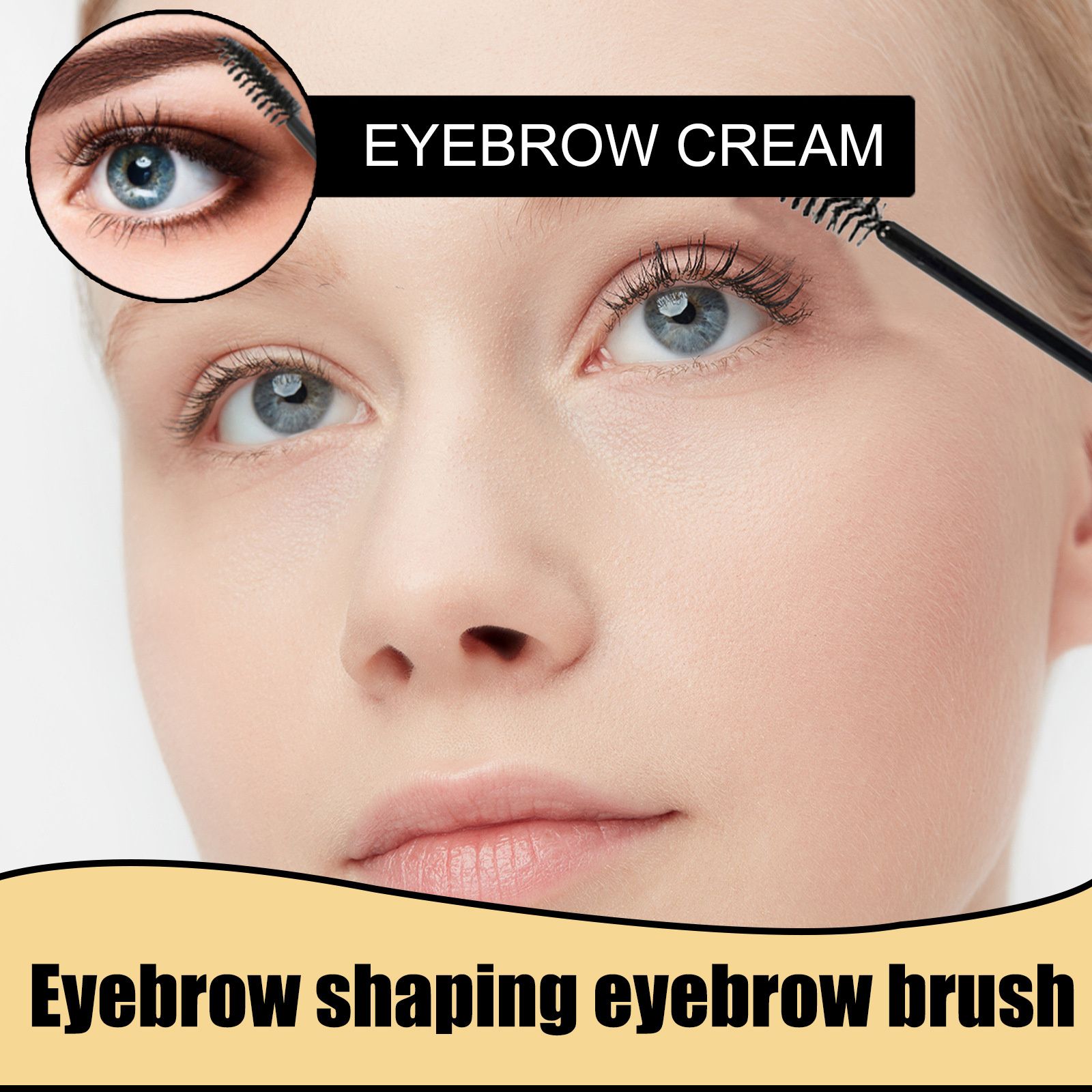 EELHOE Eyebrow Styling Cream Three Dimensional Eyebrow Styling Cream Colorless, Transparent, Refreshing, Durable, Natural Makeup Eyebrow Styling Cream view 2