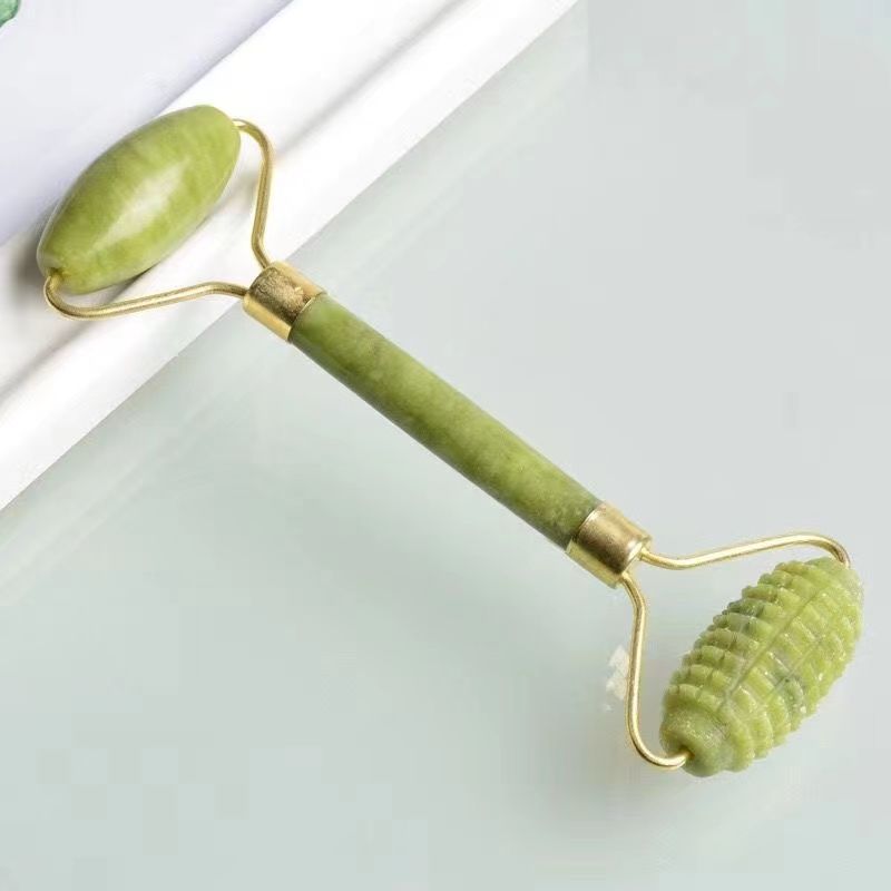 Guasha Natural Stone Massage Face Jade Roller Gua Sha Massage Tool Set for SPA Body visage rouleau de massage rouleau visage