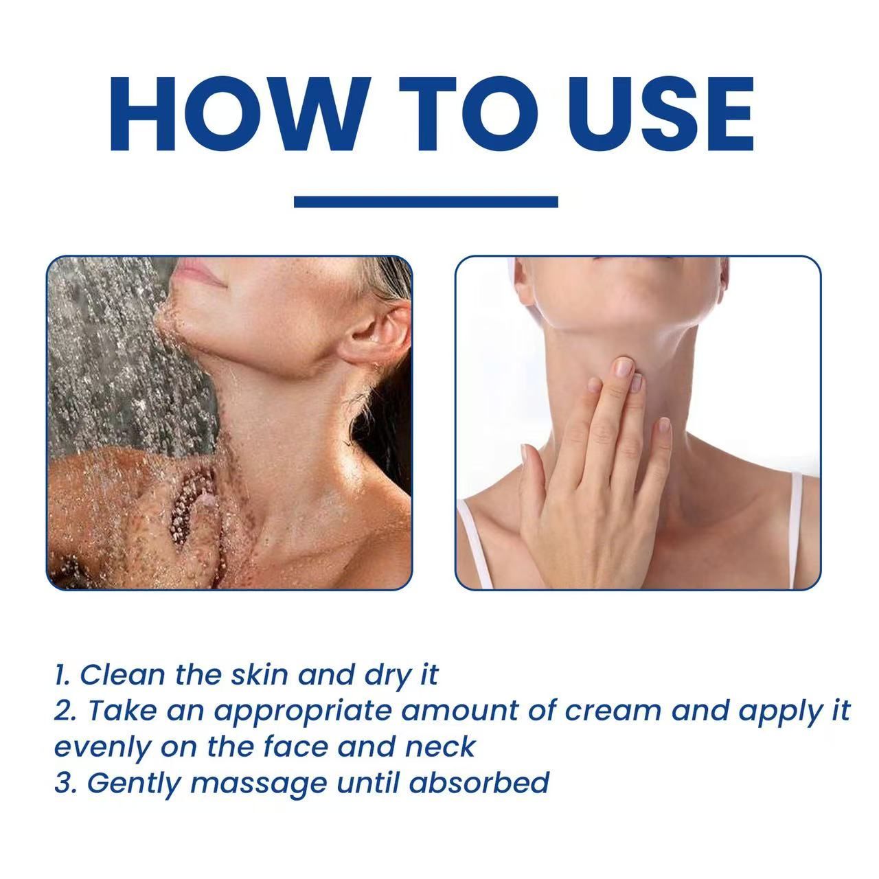 EELHOE Neck Collagen Care Cream Moisturizing and Caring for Neck Contour Skin Moisturizing and Moisturizing Neck Care Cream