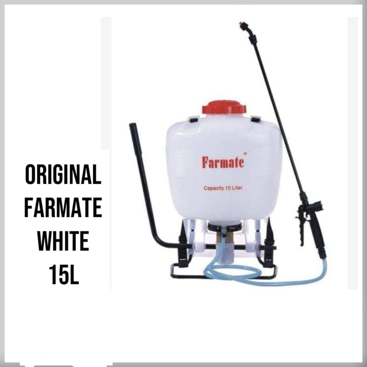 Orinal Farmate white portable Farm/Animal Sprayer with the Capacity of 15 Litres