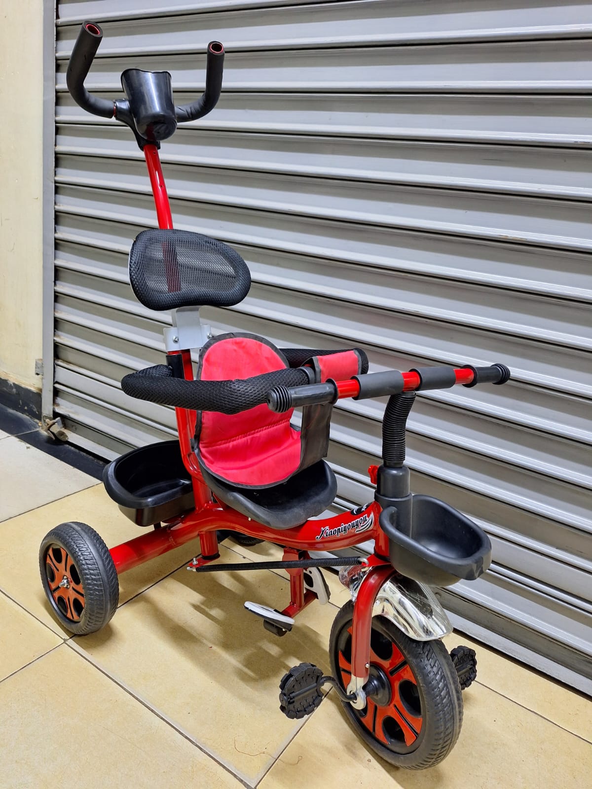 3 Wheels kids Tricycle with push handle