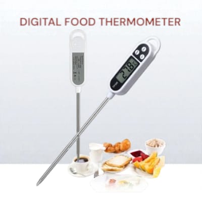 Digital kitchen food thermometer