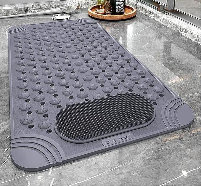 High quality Heavy Non-slip sefety Bathroom mat with a foot Massage with size of 50cmx80cm