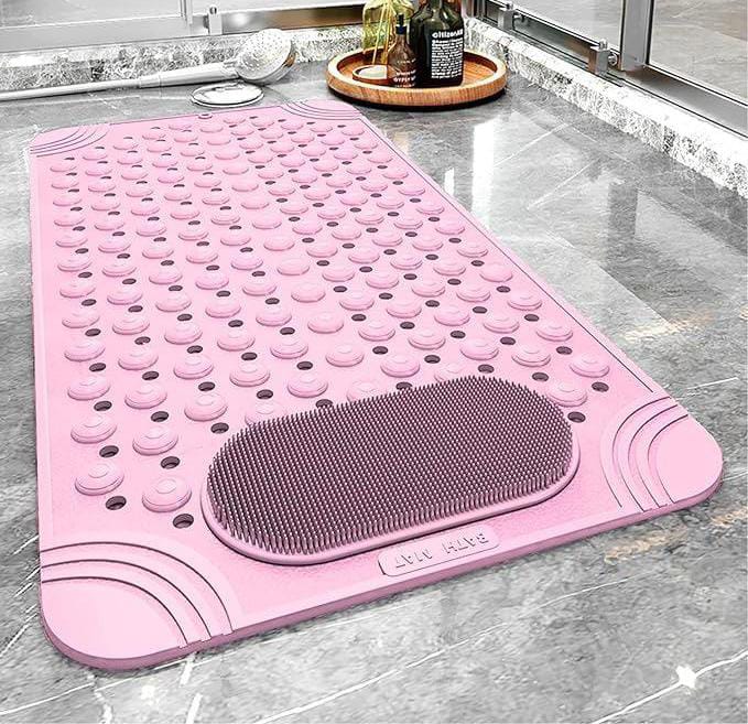 High quality Heavy Non-slip sefety Bathroom mat with a foot Massage with size of 50cmx80cm