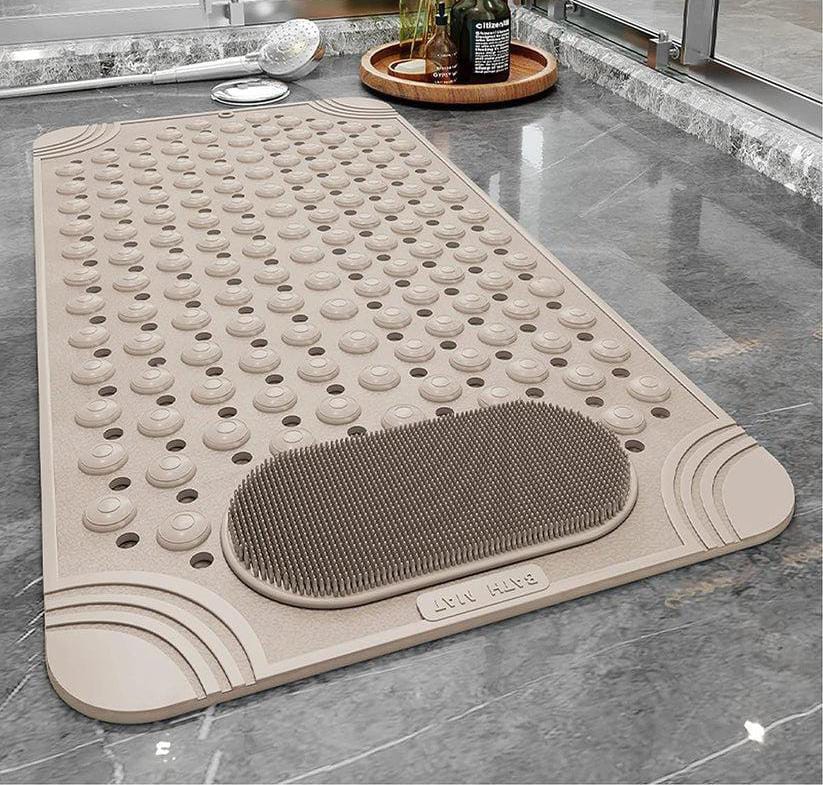 High quality Heavy Non-slip sefety Bathroom mat with a foot Massage with size of 50cmx80cm