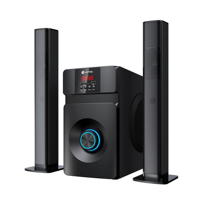 AMTEC SOUNDBAR ac/dc HOMETHEATRE SUBWOOFER SYSTEM-BLUETOOTH/USB/FM-12,000 Watts