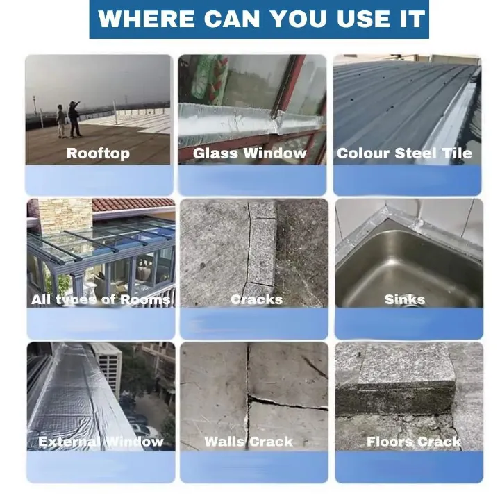 STRONG Butyl Tape Waterproof Tape Aluminum Foil Tape Sealan Tape 50mm x 2.5m, for RV Repair, Window, Silicone, Boat and Pipe Sealing, Glass & EDPM Rubber Roof Patching