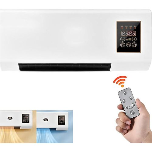 Mini Wall Mounted Air Conditioner with Remote - Portable Air Conditioners for Bedroom Living Room Office - Compact Design (L55*W24*H12cm)