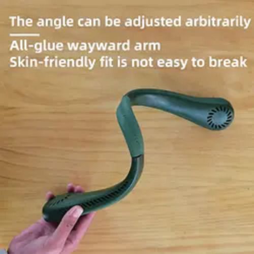 FlexiCool Neck Fan – Versatile & Foldable Personal Cooling Device-Pink