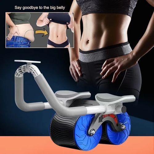 Ab Wheel, Ab Abdominal Exercise Roller With Extra Thick Knee Pad Mat, Automatic Rebound Abdominal Wheel For Core And Abdominal Strength Training, Home Gym Handy Workout Equipment