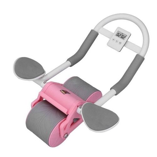 Ab Wheel, Ab Abdominal Exercise Roller With Extra Thick Knee Pad Mat, Automatic Rebound Abdominal Wheel For Core And Abdominal Strength Training, Home Gym Handy Workout Equipment