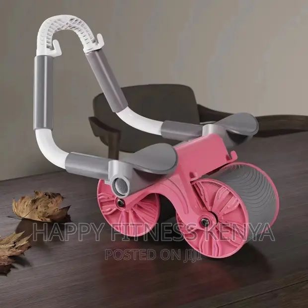 Ab Wheel, Ab Abdominal Exercise Roller With Extra Thick Knee Pad Mat, Automatic Rebound Abdominal Wheel For Core And Abdominal Strength Training, Home Gym Handy Workout Equipment